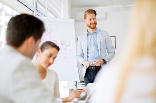 Presentation and training in business office